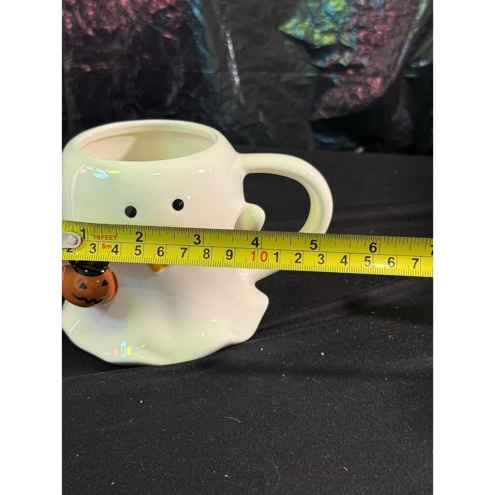 Target 2024 Hyde & Eek 15.2 fl oz Halloween Stoneware Figural Ghost Mug